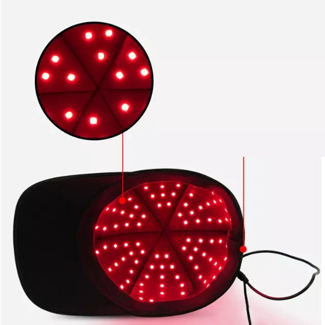 Red light therapy cap hair care device portable