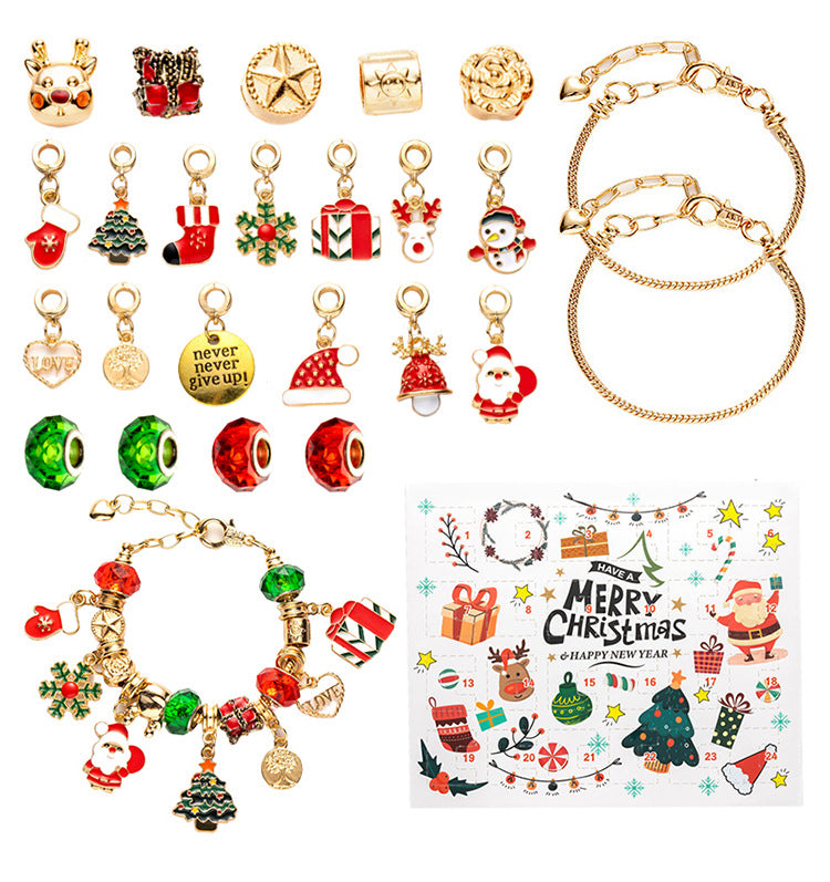 DIY Christmas bracelet gift blind box
