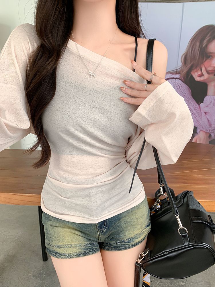 Off shoulder t-shirt top