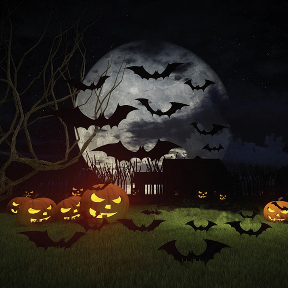 Halloween Decoration 3D Bat Wall Sticker