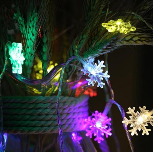 Christmas snowflake lights