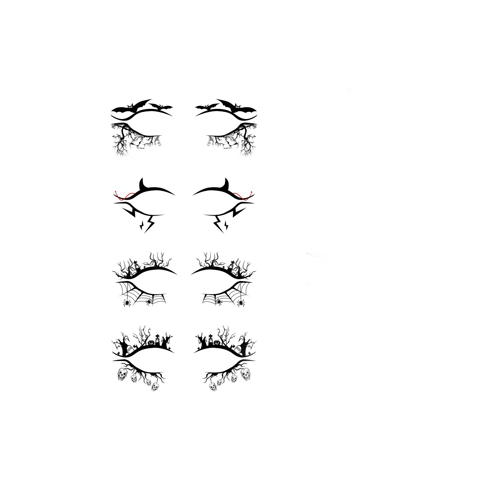 Halloween Eyeliner Sticker