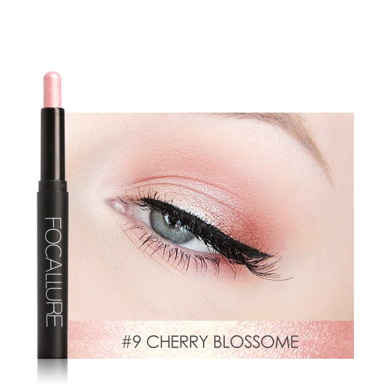 FOCALLURE 12 Colors Eyeshadow Pencil Eyeliner Shimmer Pigment