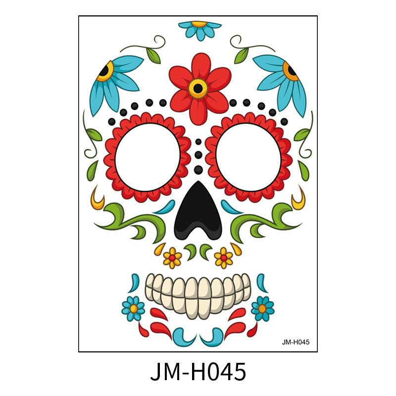 Halloween Face Temporary Tattoo