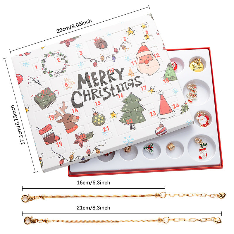 DIY Christmas bracelet gift blind box