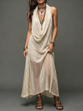 bohemian Strapless Knit Cami Dress