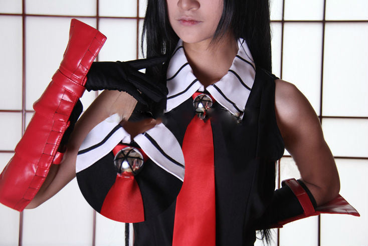 Akame ga KILL  Black Sleeveless Dress Uniform Cosplay