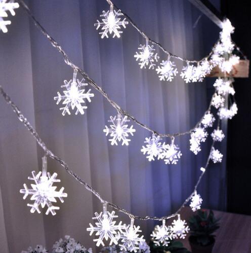 Christmas snowflake lights