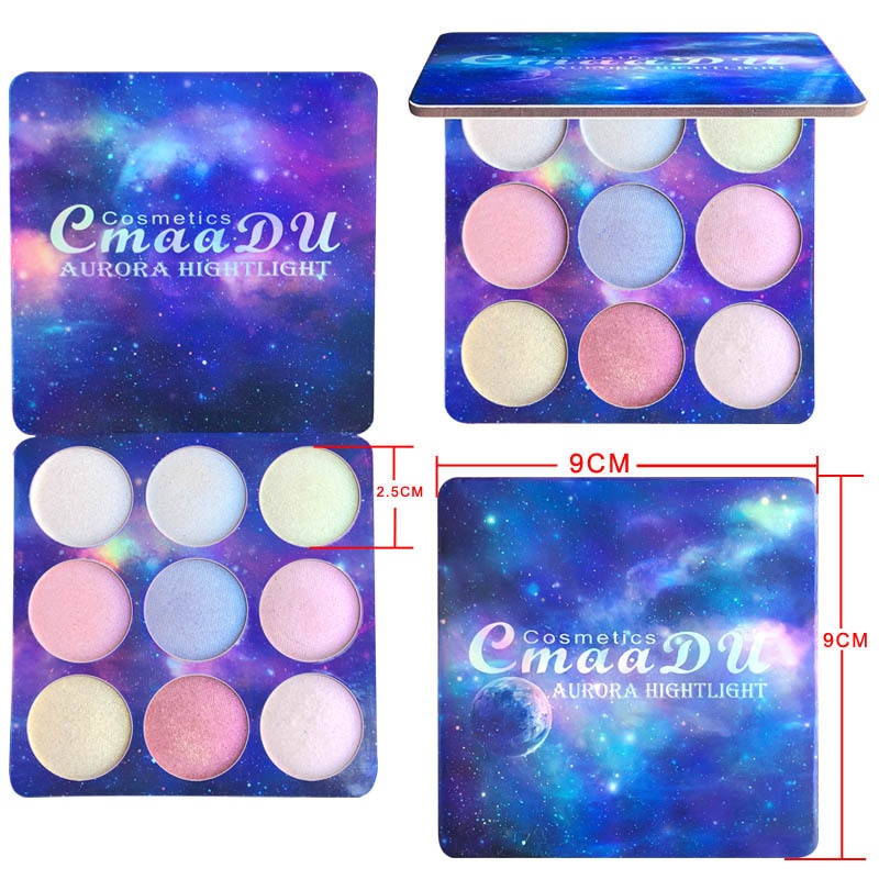CmaaDu Illuminator Makeup Face Brighten Contouring Highlighter Powder