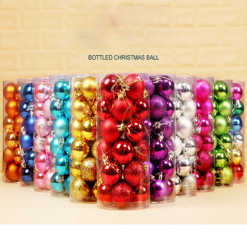 24pcs/lot 30mm Christmas Tree Ornament