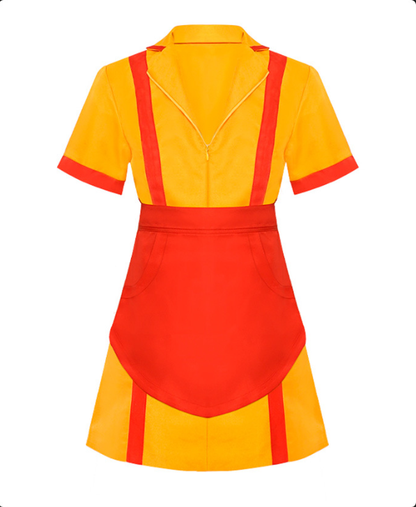 two broke girls costume