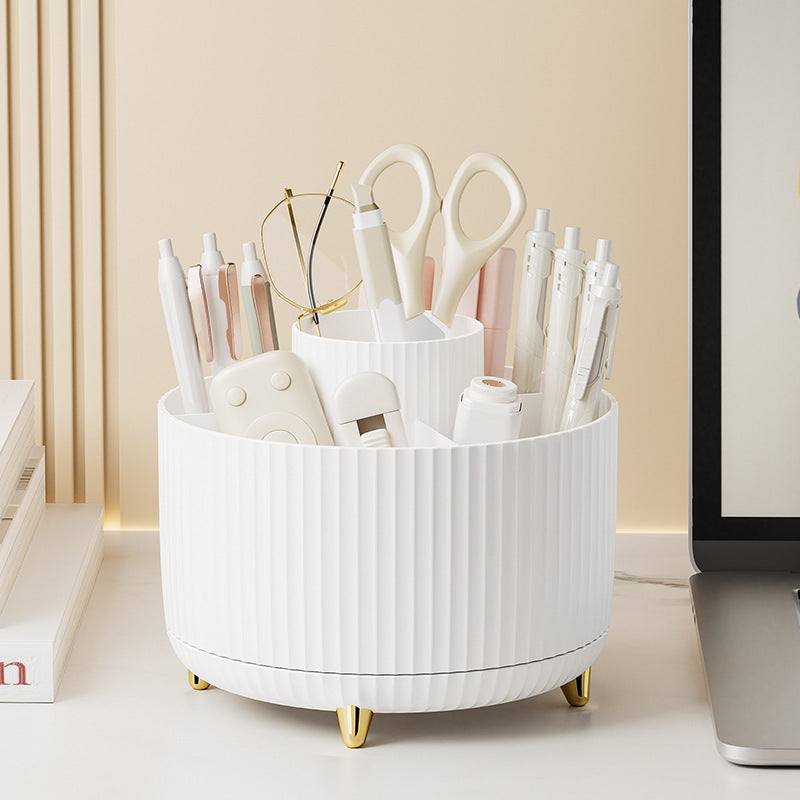 Rotatable cosmetic storage box