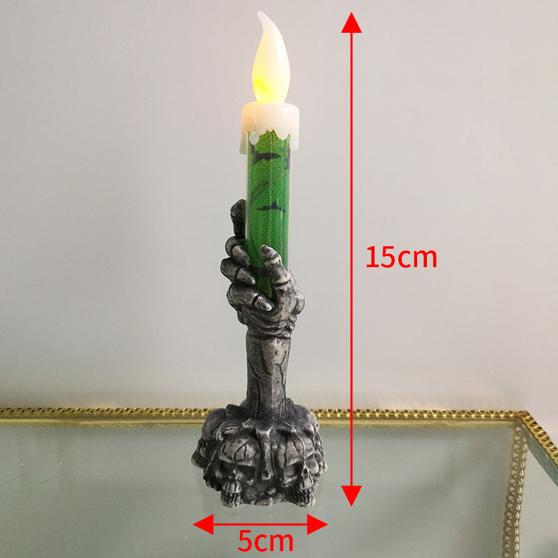 Halloween Skeleton Candlestick