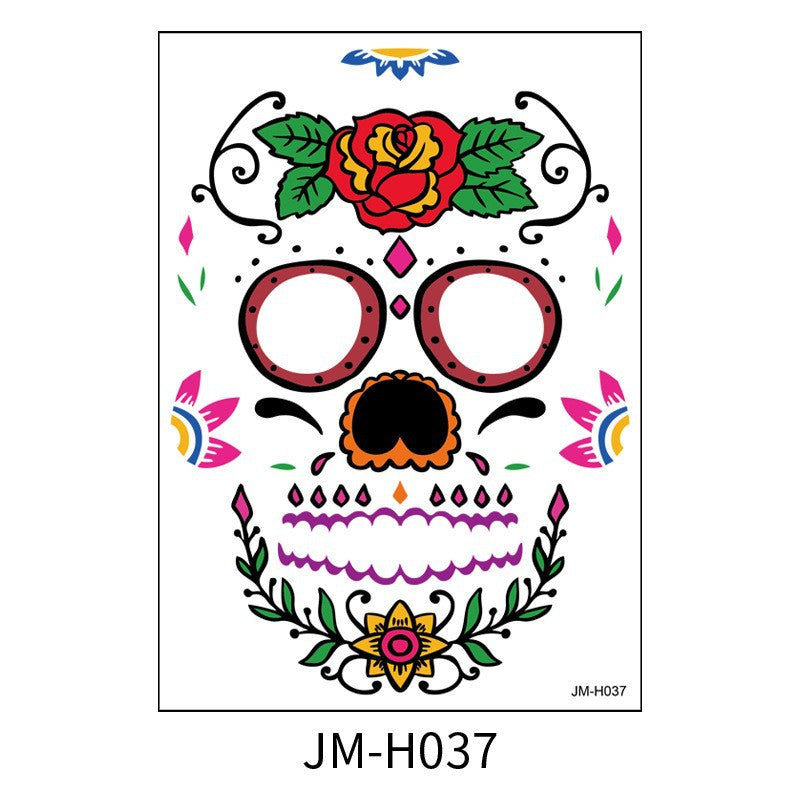 Halloween Face Temporary Tattoo
