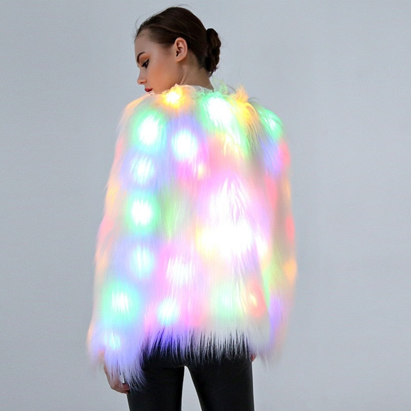 Womens LED jackets costumes