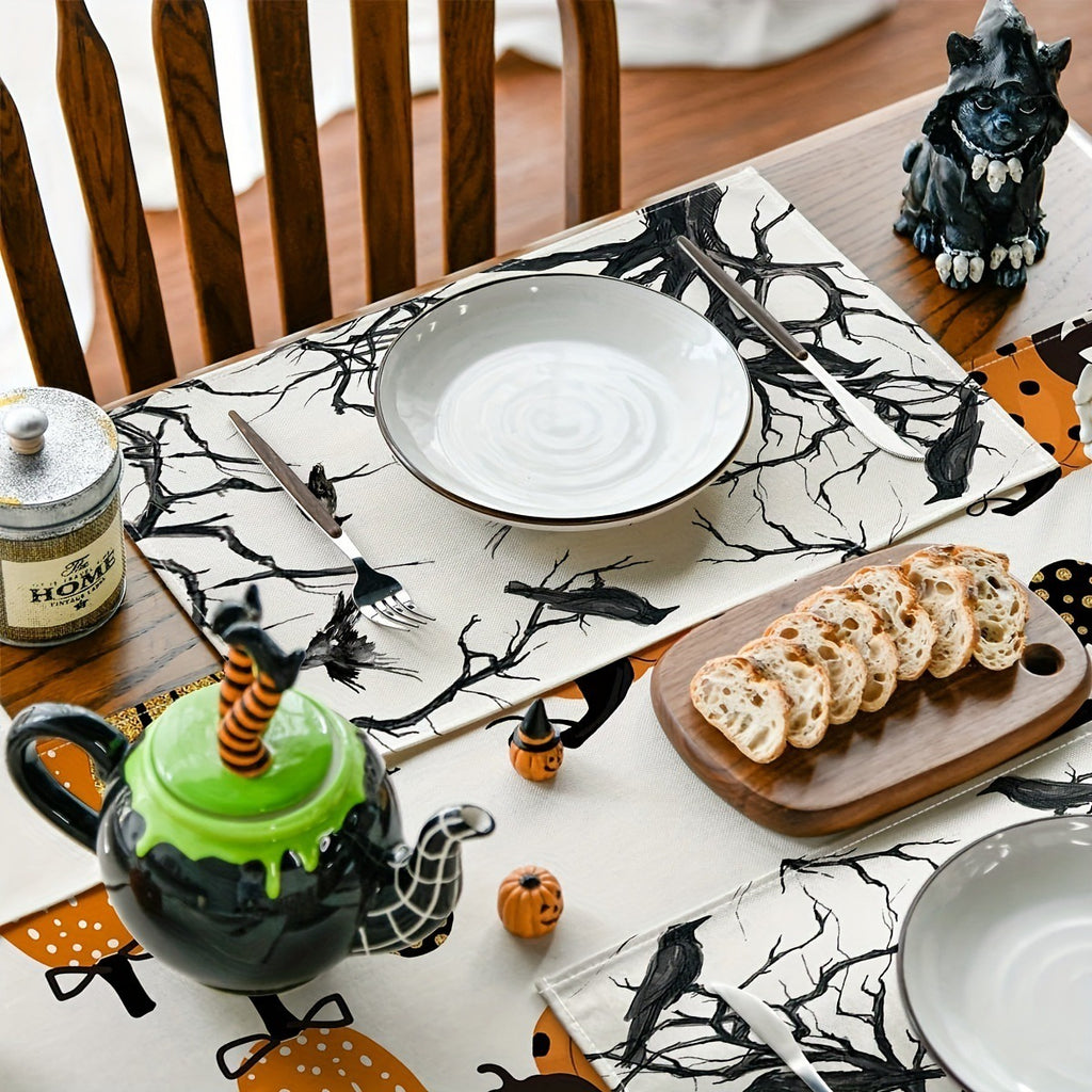 Halloween Black Crow Meal Mat