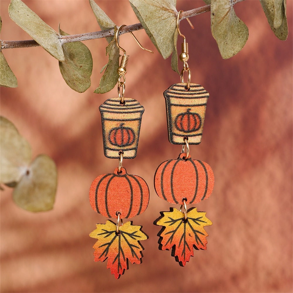 Halloween Pumpkin Earrings