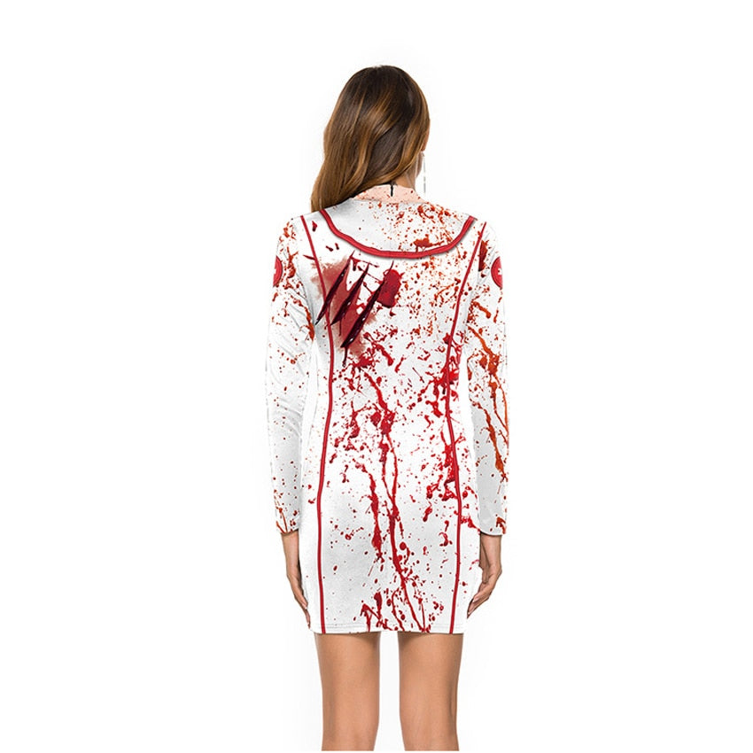 Bloody Nurse Halloween Costumes