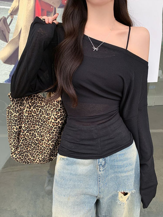 Off shoulder t-shirt top