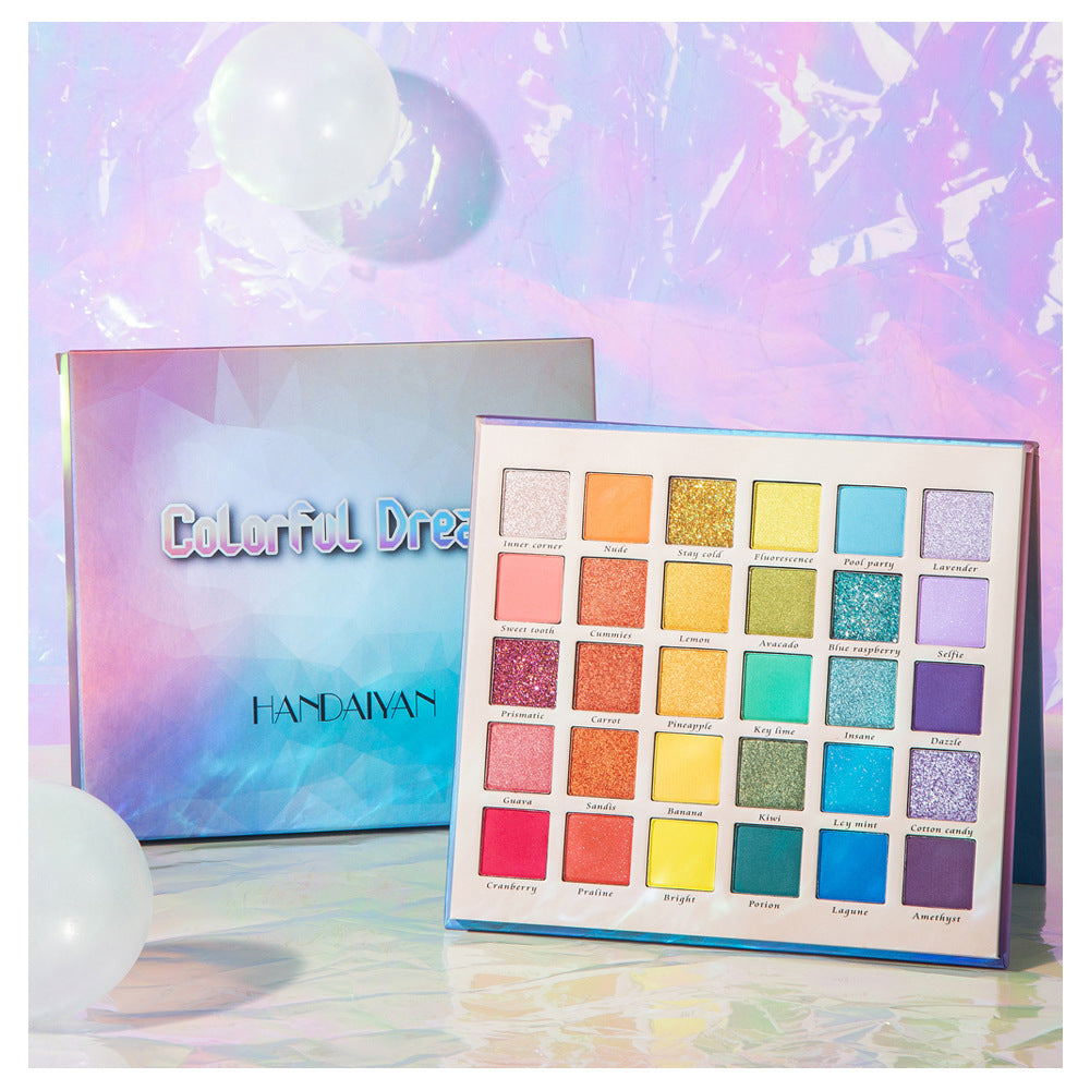HANDAIYAN 30 Color Pearly Matte Glitter Eyeshadow