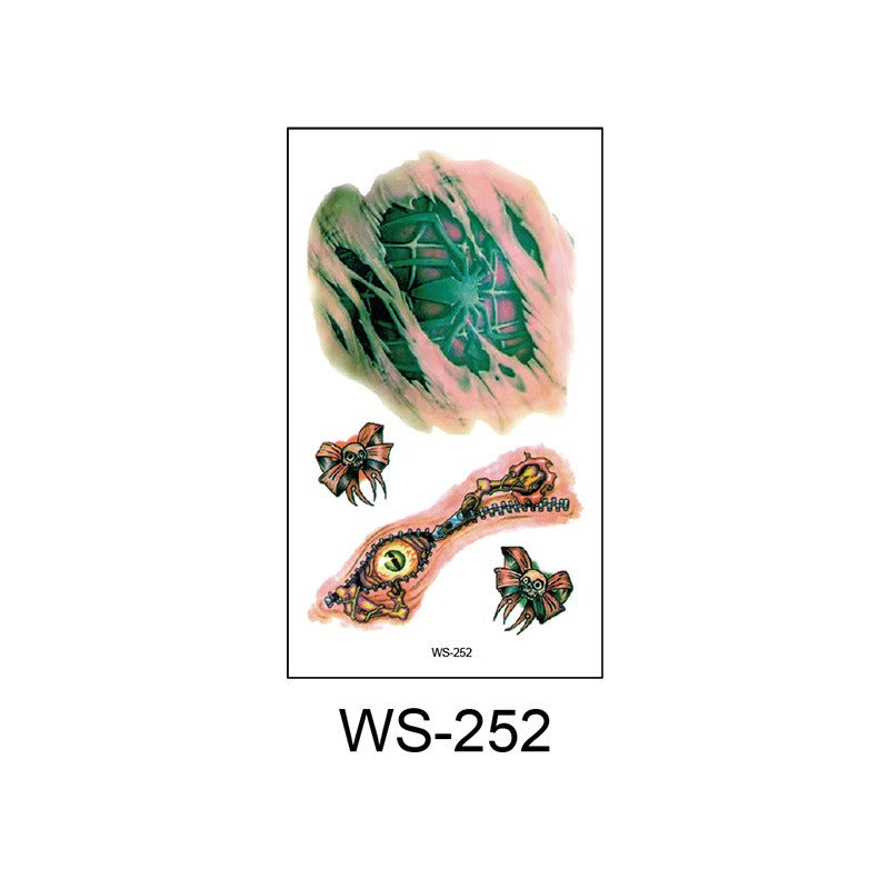 Waterproof Halloween scar temporary tattoo