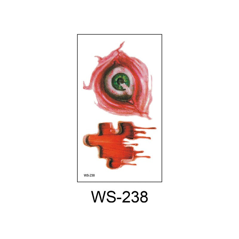 Waterproof Halloween scar temporary tattoo
