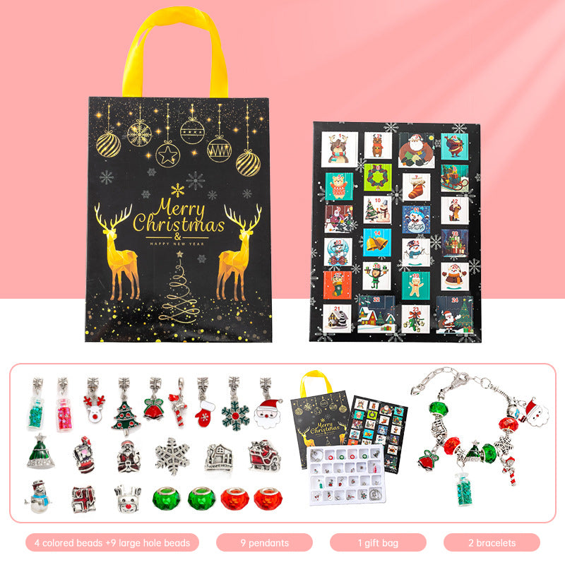 DIY Christmas bracelet gift blind box