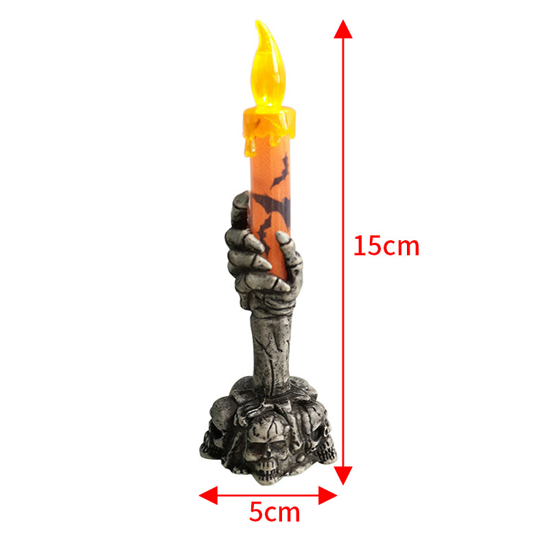 Halloween Skeleton Candlestick
