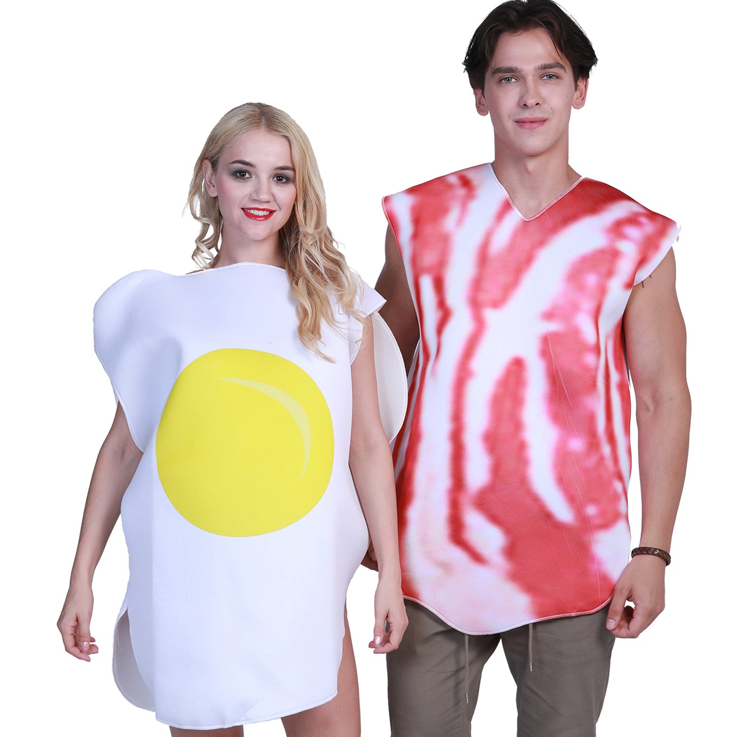 Couples Breakfast Food Set Costume