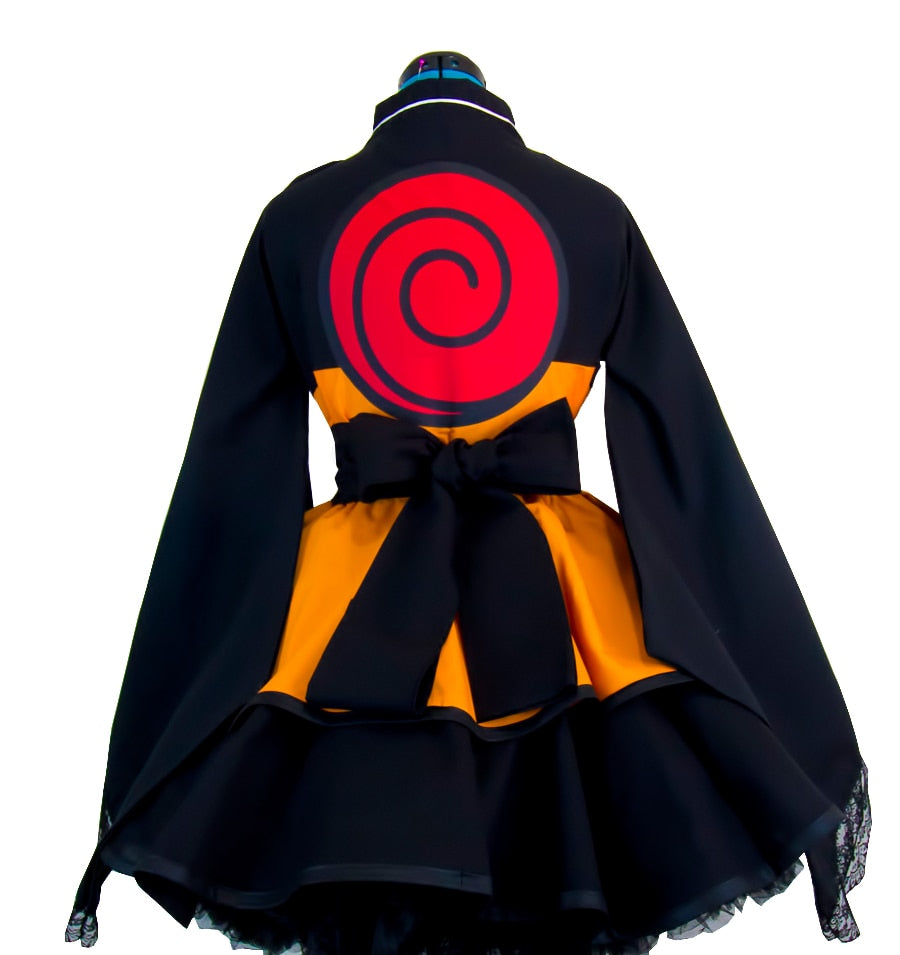 Anime Naruto Shippuden Uzumaki Lolita Kimono cosplay