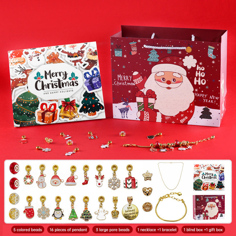 DIY Christmas bracelet gift blind box