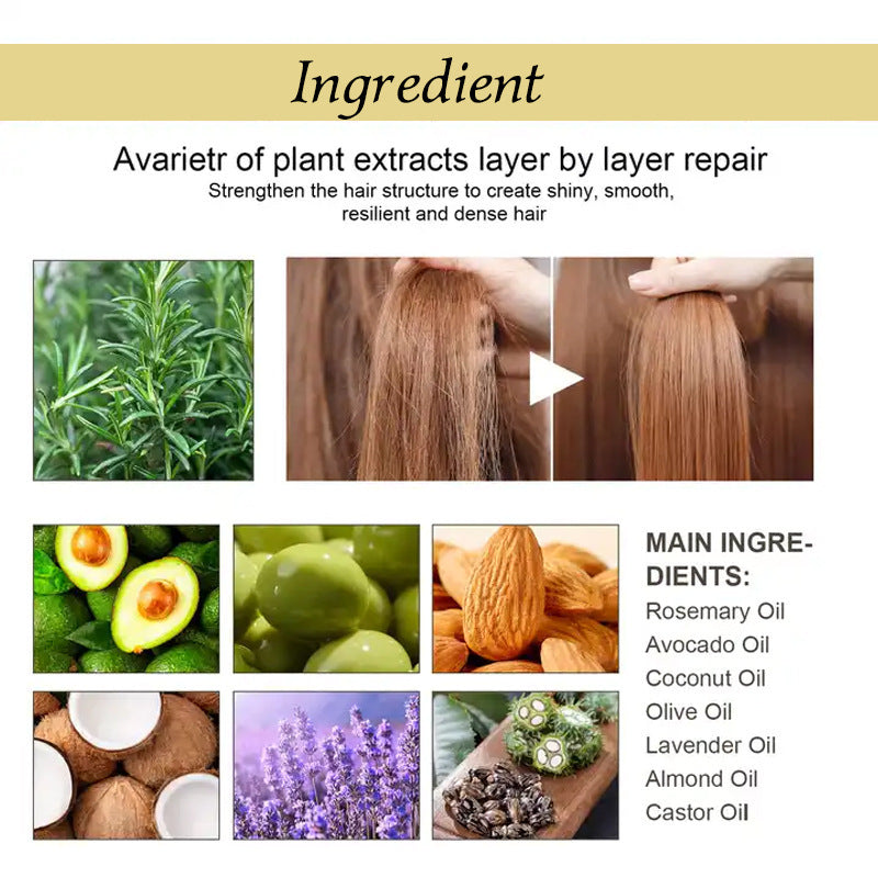 HAIR OIL Improves Hair growth Organic Rosemary Essential Oil