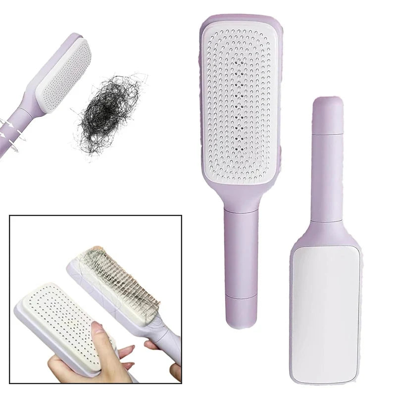 Self-cleaning Hair comb