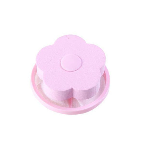 Washing Machine Float Filter Bag Creative Plum-Shaped Dandruff Net Cleaning Wash Bag Hair Remover