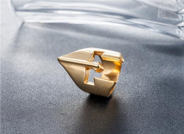 Sparta Helmet Ring Stainless Steel Warrior Rings