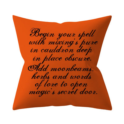 Trick or treat/pumpkin Cushion Cover