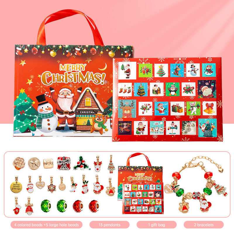 DIY Christmas bracelet gift blind box