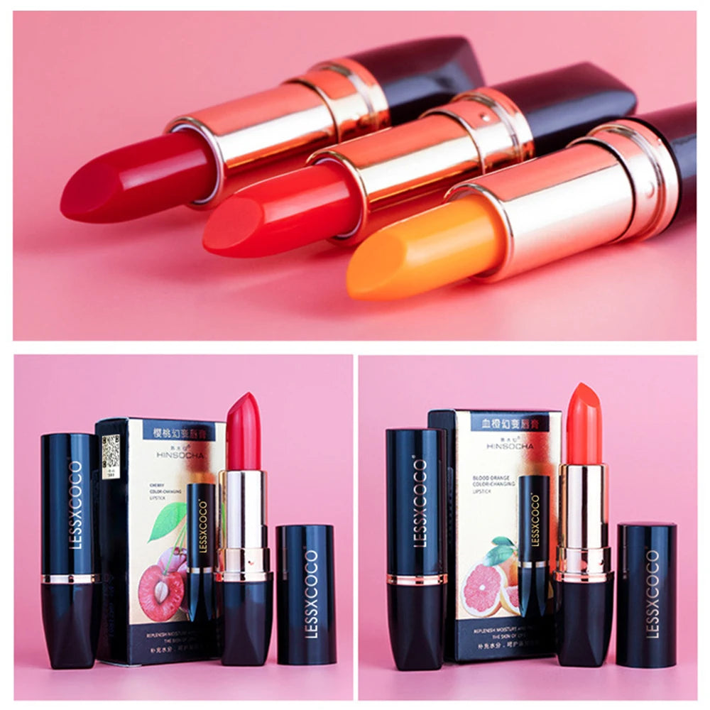3pcs Temperature Color Change Lipstick