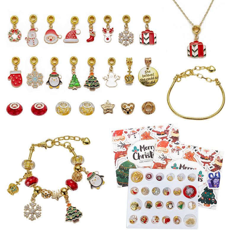 DIY Christmas bracelet gift blind box