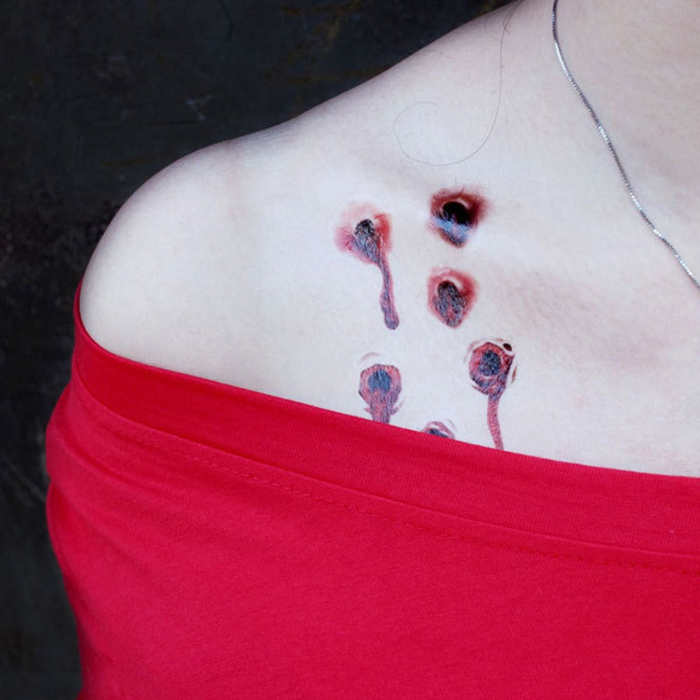 Waterproof Halloween scar temporary tattoo