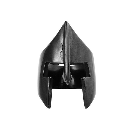 Sparta Helmet Ring Stainless Steel Warrior Rings