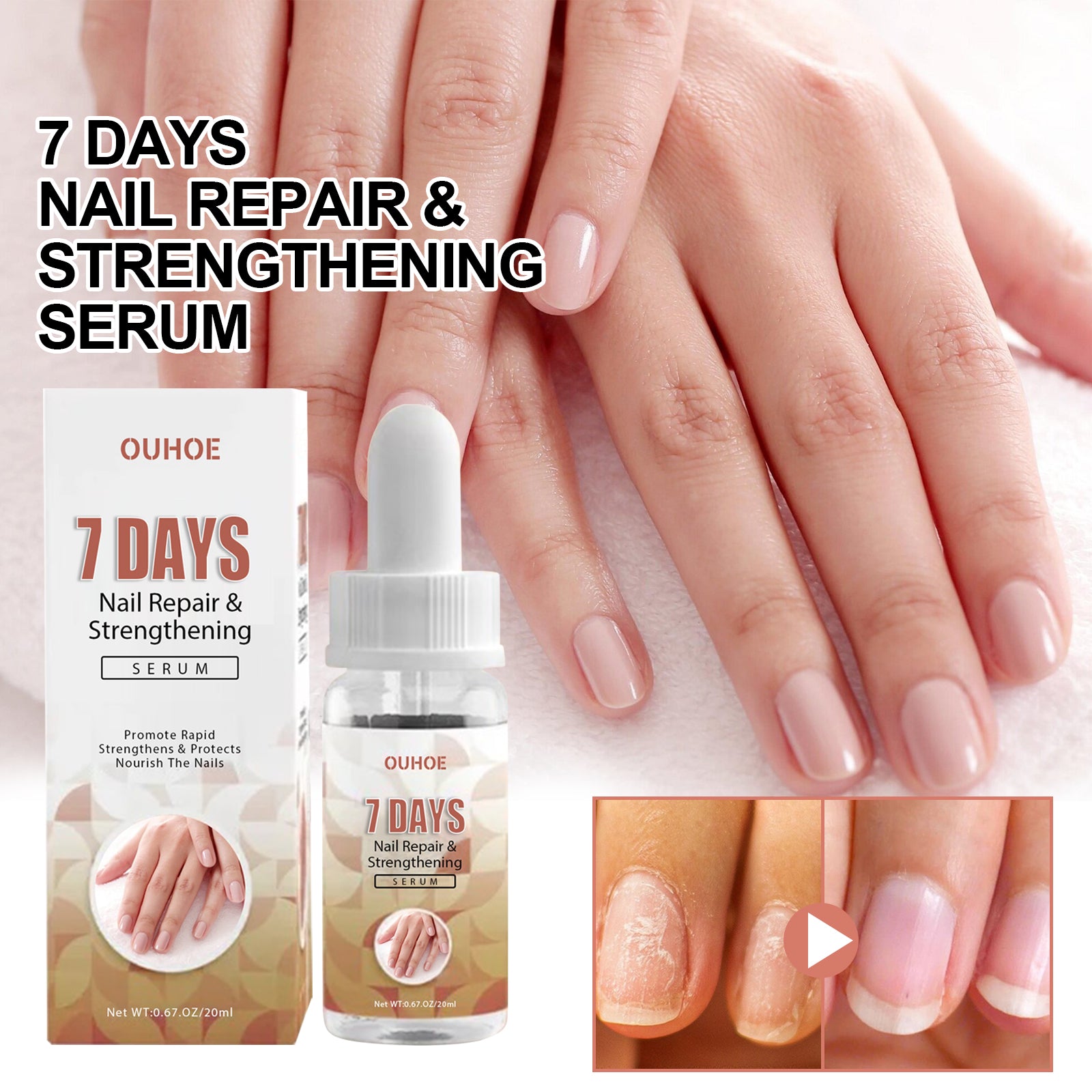 7 Day Nail Repair and strengthening Nail serum