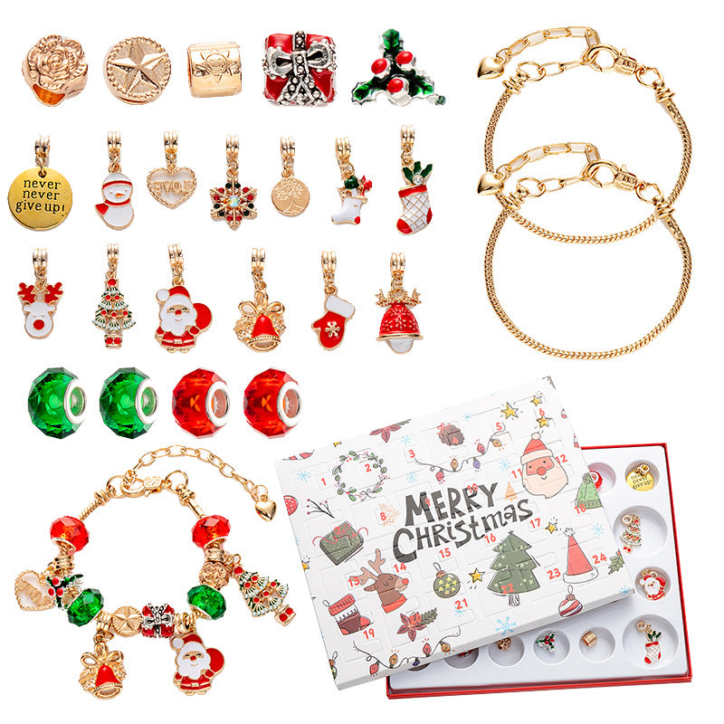 DIY Christmas bracelet gift blind box