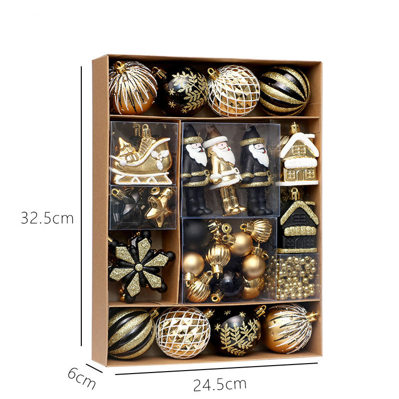 50pcs/set painted Christmas ball set