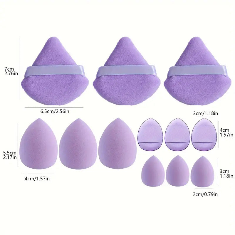 12Pcs Makeup Sponge Blender Beauty set