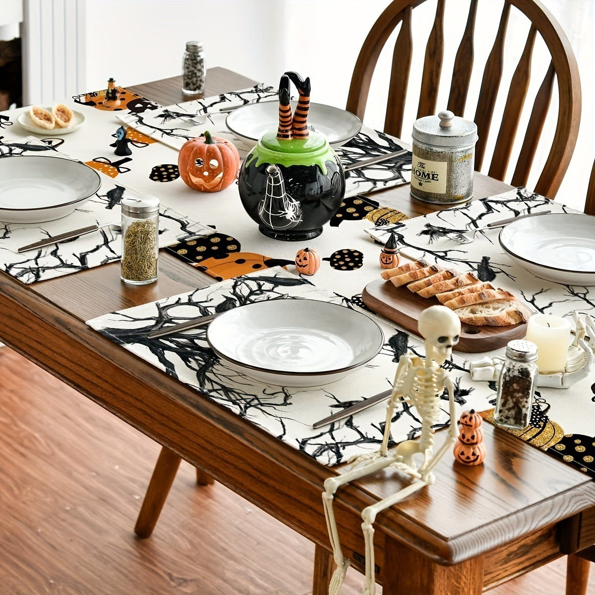 Halloween Black Crow Meal Mat