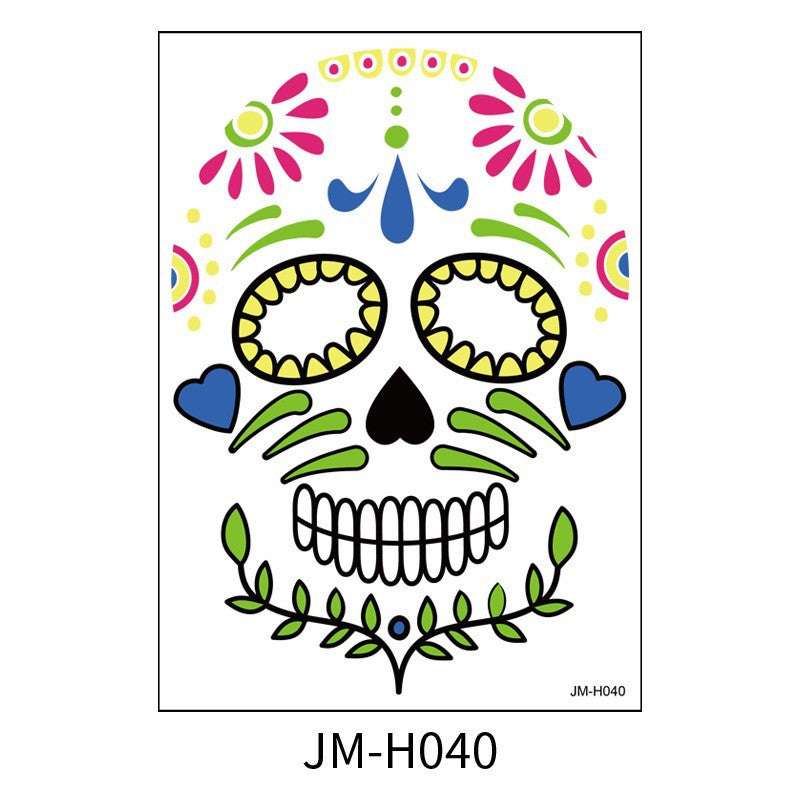 Halloween Face Temporary Tattoo