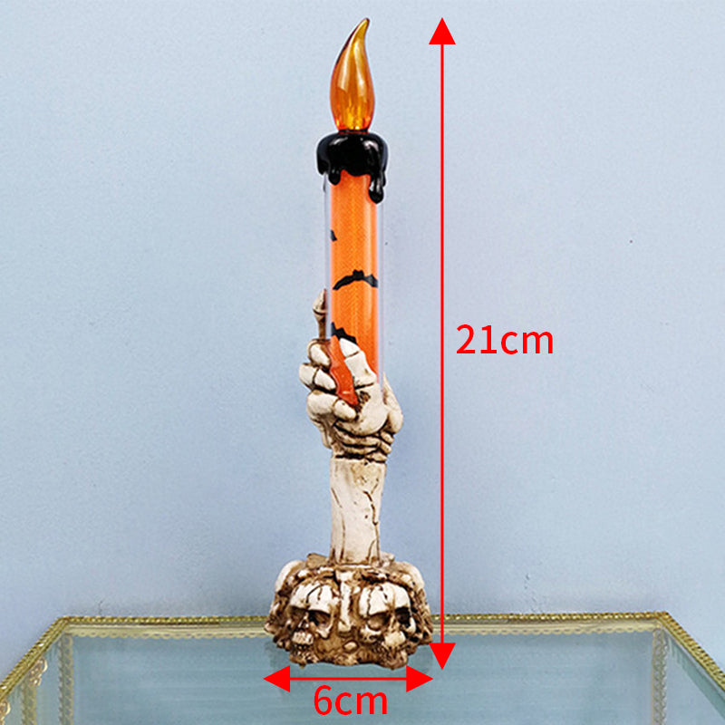 Halloween Skeleton Candlestick