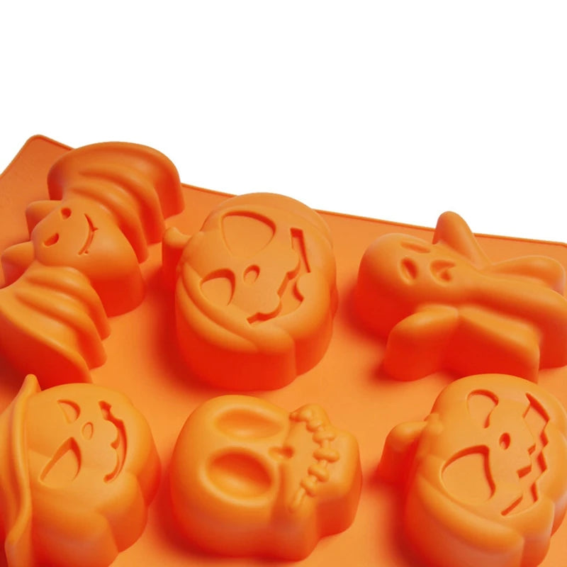 1pcs Pumpkin Halloween Silicone Mold