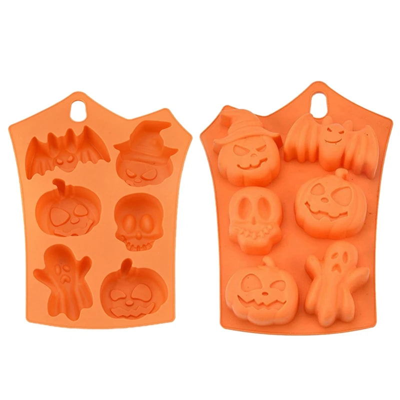 1pcs Pumpkin Halloween Silicone Mold